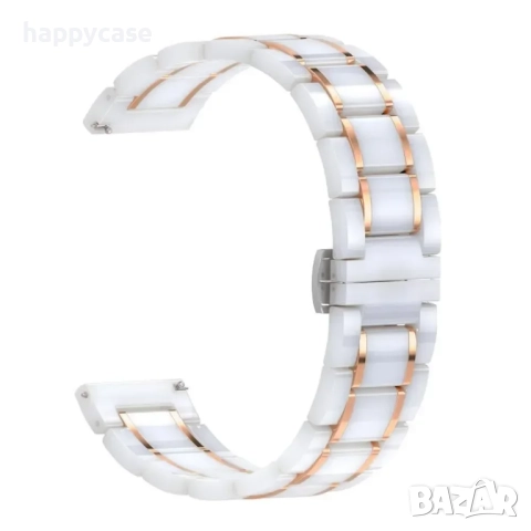 CERAMIC Керамична каишка верижка за Huawei Watch/Samsung/Garmin/Xiaomi/Apple/Amazfit, снимка 10 - Каишки за часовници - 51029771