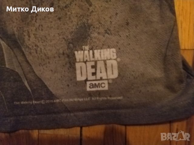 Walking dead тениска с черепи и надписи размер М, снимка 8 - Тениски - 45877697