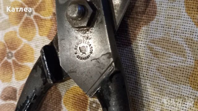 Кожарска ножица Solingen, снимка 5 - Други инструменти - 53716196