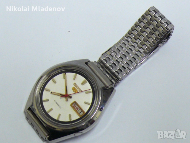 Автоматичен SEIKO 5 Мъжки ръчен часовник, работещ с Ден/Дата, снимка 8 - Мъжки - 52999044