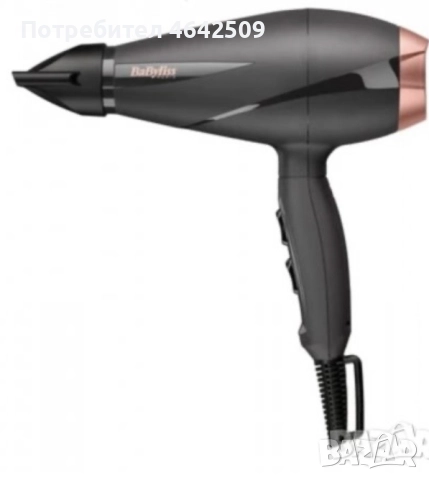 Оригинален сешоар Smooth Prop Babyliss Diamond 2100 , снимка 4 - Сешоари - 52429253