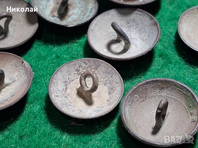 Стари Военни Бронзови Копчета Царство България ПСВ, снимка 11 - Антикварни и старинни предмети - 53946369