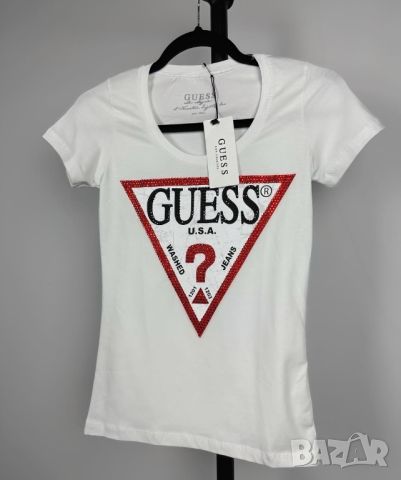 GUESS , Armani , balenciaga дамска тениска , снимка 4 - Тениски - 45792809