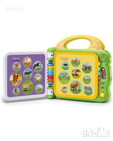 Vtech интерактивна книга с животни , снимка 6 - Образователни игри - 46543575