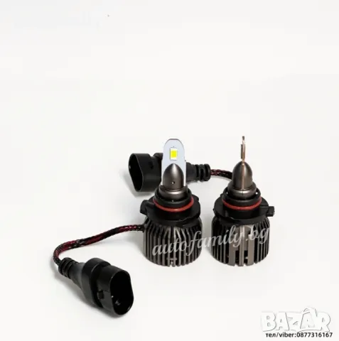 LED диодни крушки 9006,6000k,60W, 8000Lm, снимка 2 - Аксесоари и консумативи - 49568922