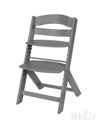 Дървен стол за храненe Nordy Dark Grey С БЕЗПЛАТНА ДОСТАВКА 