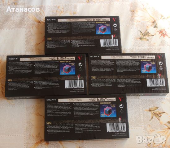 Видеокасети SONY 240min VHS Video Cassettes Tapes, снимка 2 - Плейъри, домашно кино, прожектори - 46421382