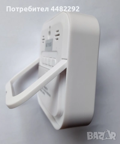 Електронен цифров термометър и хигрометър с календар и часовник, снимка 4 - Други - 53896692