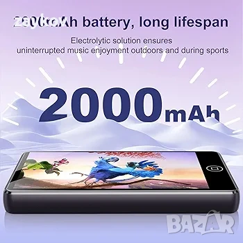 80GB MP3 плейър с Bluetooth и WiFi, MP3 и MP4 плейъри с 4.02-инчов сензорен екран, снимка 3 - Друга електроника - 53889752