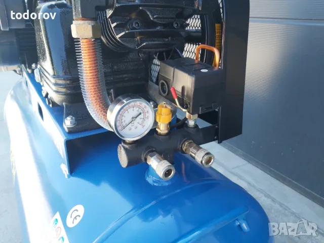 Компресор за въздух 200 литра трифазен, 12бара, 5.5KW, 7,5 hp, снимка 10 - Компресори - 50108420