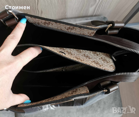 Готина чанта, с подарък портмоне, снимка 6 - Чанти - 45036191