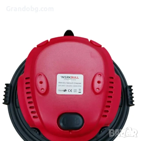 Немска професионална прахосмукачка 1200W за мокро/сухо почистване и издухване 20 литра, снимка 4 - Прахосмукачки - 53886908