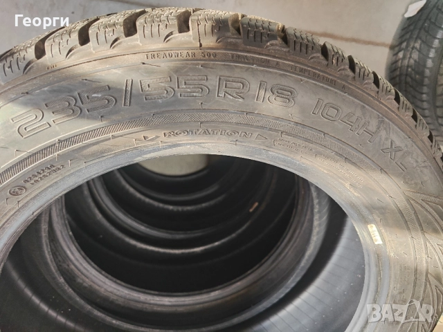 4бр.зимни гуми 235/55/18 Nokian, снимка 4 - Гуми и джанти - 52154683