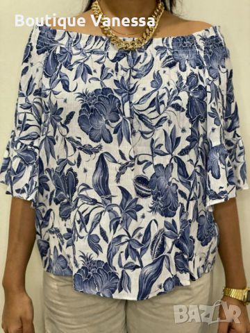 Дамска риза H&M  с флорален дизайн , снимка 1 - Ризи - 46401534