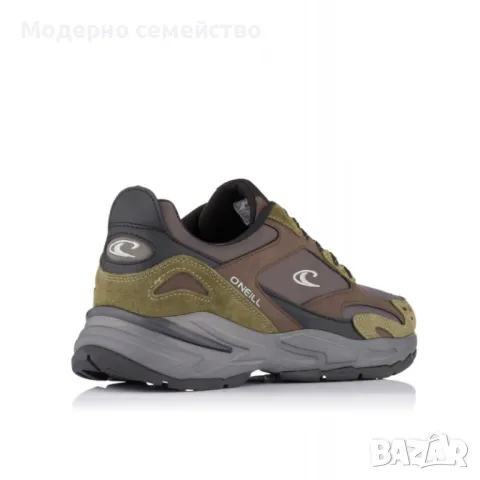 Мъжки маратонки ONEILL Montauk Low Shoes Dark Grey/Green, снимка 3 - Маратонки - 48074386