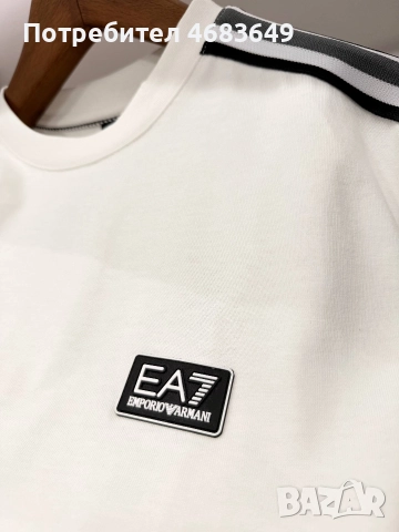 Мъжка тениска Emporio Armani, снимка 4 - Тениски - 52867802