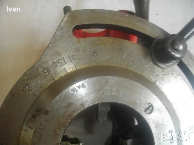 VIRAX Type 45 ПРОФИ РЪЧНА ЩАНЦА РЕЗБОНАРЕЗНА МАШИНА ЗА ДЯСНА И ЛЯВА РЕЗБА НА ТРЪБИ ДО 1 1/4" , снимка 6 - Други инструменти - 49668408