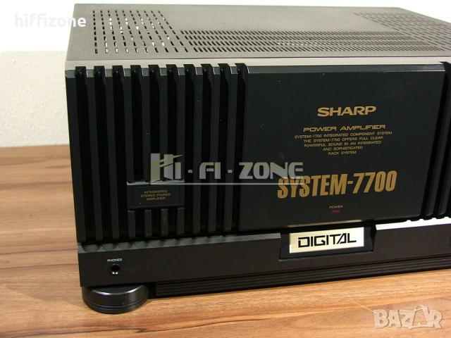 Усилвател  Sharp sm-7700h mk2 , снимка 4 - Ресийвъри, усилватели, смесителни пултове - 53681539