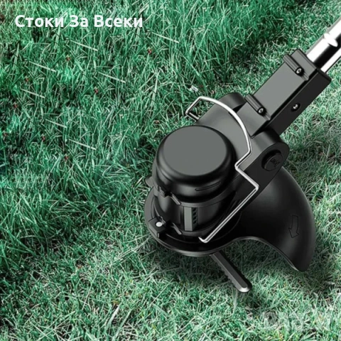 Акумулаторен тример за трева XXL с 2 батерии, снимка 2 - Градинска техника - 53833003