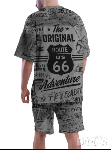 Мъжки комплект - тениска и къси панталони, снимка 6 - Спортни дрехи, екипи - 46599403