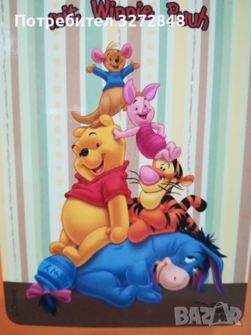 Детски карти за игра с Мечо Пух - Disney, снимка 1 - Игри и пъзели - 45321264