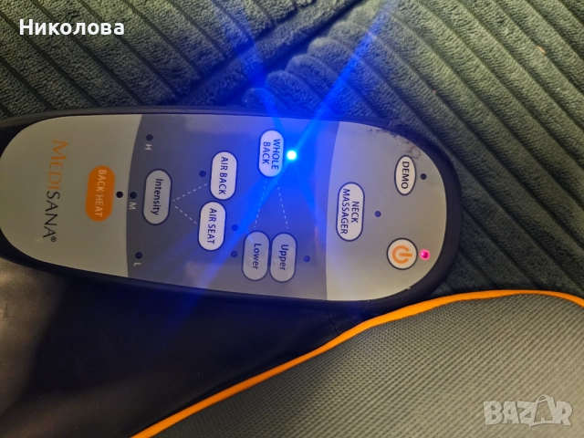 Шиатцу масажираща седалка Medisana, снимка 3 - Масажори - 52620840