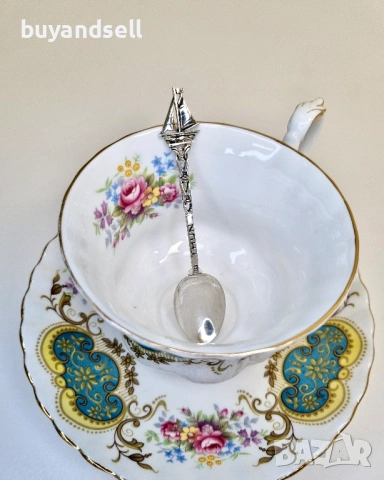 Сребърни лъжички кафе чай бебе, снимка 3 - Антикварни и старинни предмети - 54134996