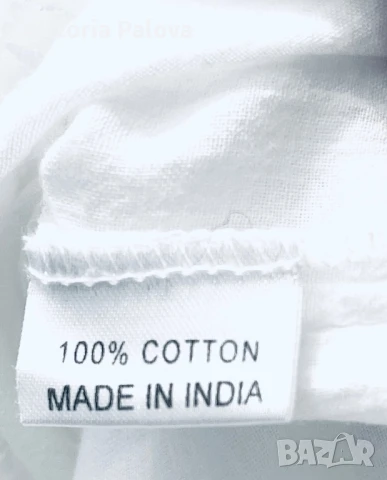 Бяла рокля-туника индийски памук, снимка 12 - Рокли - 51025662