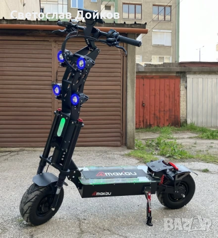 Голяма електрическа тротинетка 13", 8000W, 40A 72V