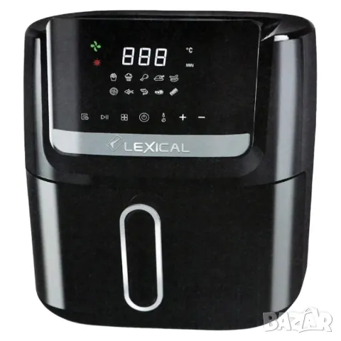 Еър фрайър с тъч скрийн Lexical Airfryer LAF-3045, снимка 5 - Фритюрници - 49122499