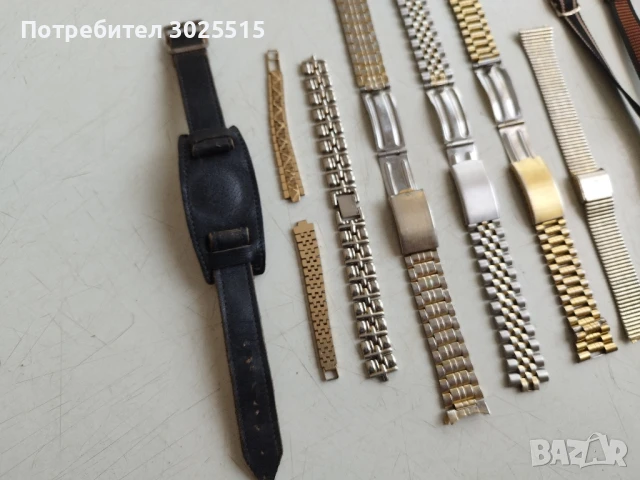 Стари метални верижки за часовник, каишки, снимка 2 - Колекции - 42169997