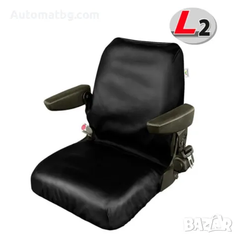 Калъф за седалка Automat, За трактор, Багер, Черен, Размер L2 83см , снимка 1