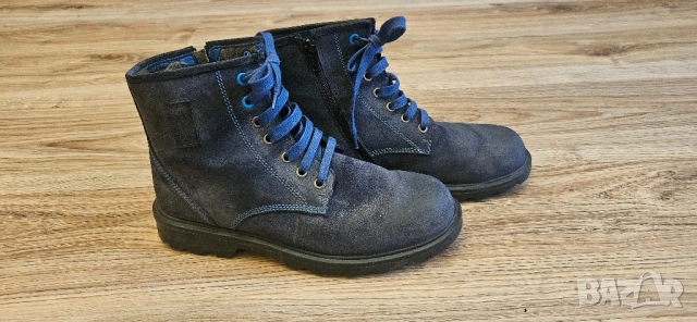 Тъмно сини боти, номер 38, снимка 2 - Дамски боти - 51786554