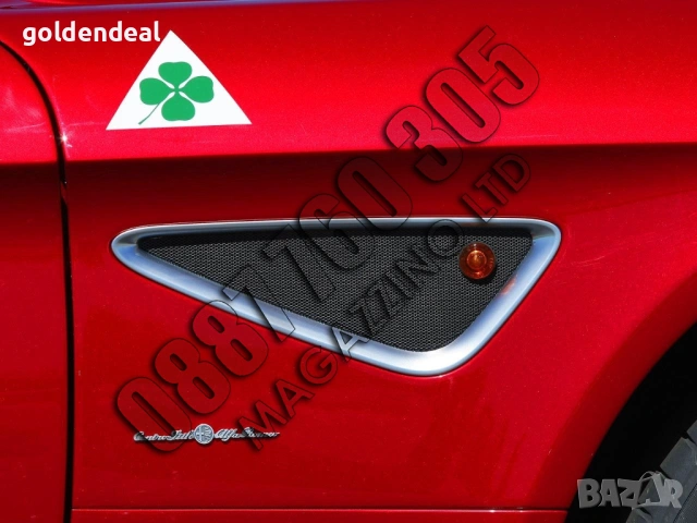 Алфа Ромео Емблема за калник Alfa Romeo 8C Centro Stile, снимка 4 - Аксесоари и консумативи - 53746571