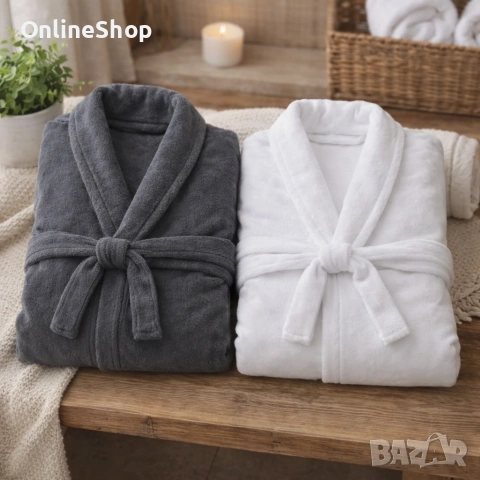 Луксозен мек халат, снимка 10 - Хавлиени кърпи - 53344539