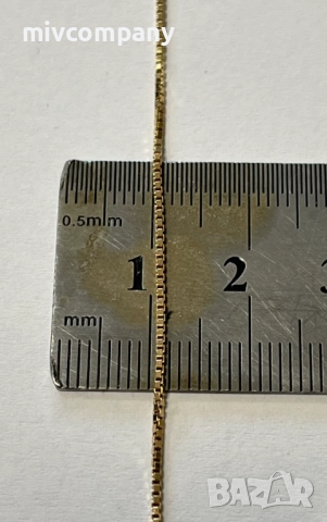 Златен синджир 3.18гр.52см., снимка 3 - Колиета, медальони, синджири - 52615964