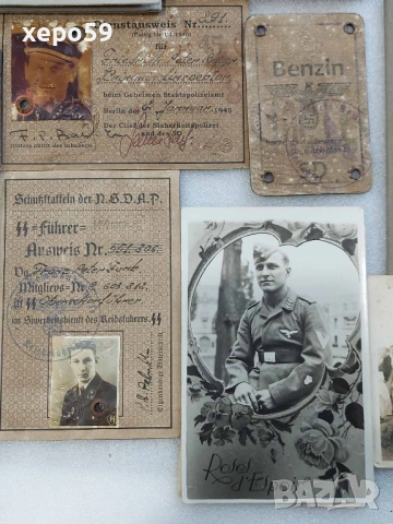 WW2-немски военни документи и фотографии/цени от 60 до 1000 лв, снимка 9 - Антикварни и старинни предмети - 52516848