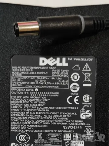 Оригинално зарядно DELL 19.5V / 4.62A / 90W, снимка 1 - Лаптоп аксесоари - 48492982