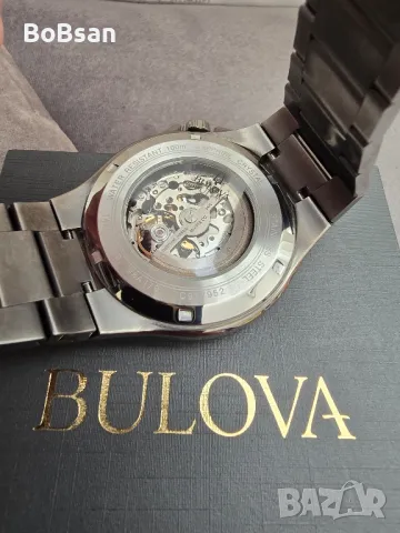 Bulova Maquina GunMetal 98A179 Skeleton, снимка 8 - Мъжки - 49021126