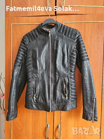 кожено яке, снимка 3 - Якета - 53401083