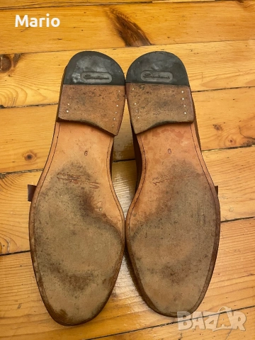 Santoni мъжки мокасини 43, снимка 6 - Мокасини - 53373704