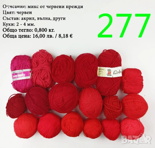 Евтини прежди в малки количества - нови и остатъци, снимка 2 - Други - 52042488