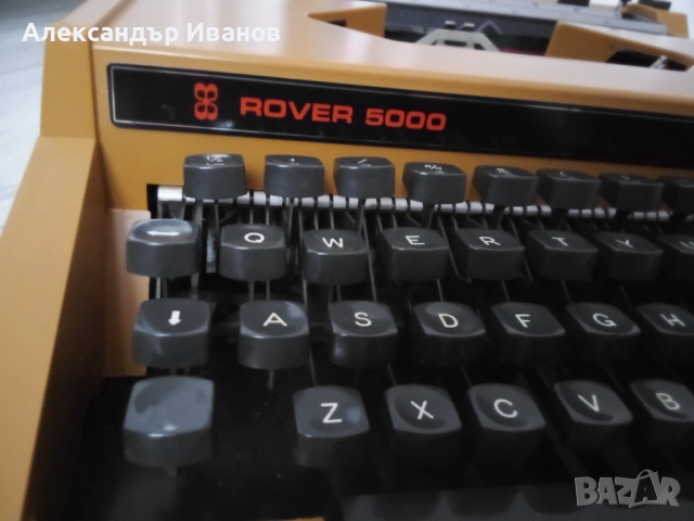 Пишеща машина ROVER 5000, снимка 4 - Антикварни и старинни предмети - 52890968