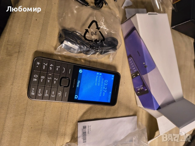 Мобилен телефон Nokia 235 4G (2.4", 128 MB) Черен , снимка 3 - Nokia - 53837193