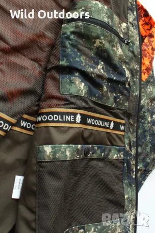 WOODLINE - водоустойчив ловен комплект, размер 52 (XL), снимка 7 - Екипировка - 47206624