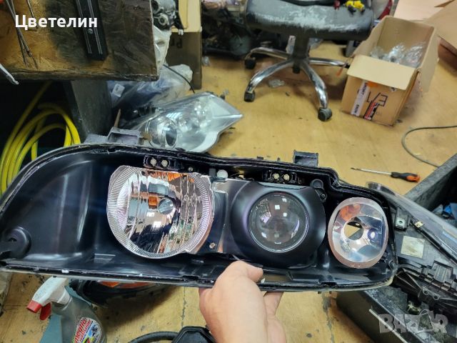 РЕМОНТ Рециклиране на фарове на BMW E39 remont reciklirane na farove, снимка 5 - Части - 46592426