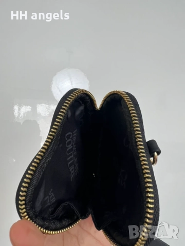 Versace couture кожено портмоне-монетник:), снимка 6 - Чанти - 52777532