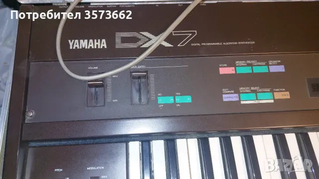 Yamaha dx7, снимка 1 - Синтезатори - 41590419