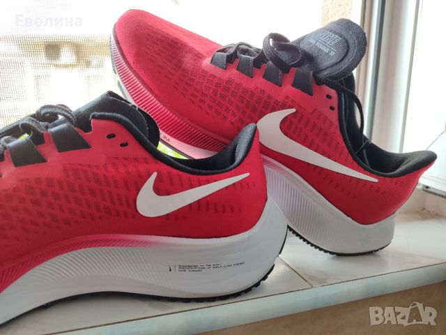 Чисто нови! Червени оригинални мъжки маратонки Nike, снимка 3 - Маратонки - 46145583