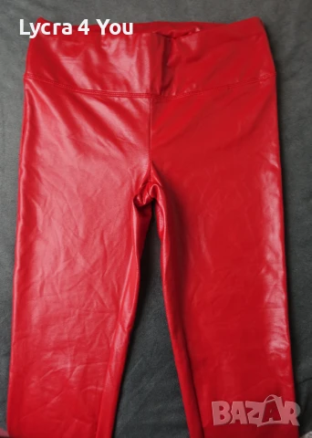 Rainbow S червен дамски клин от мека еко кожа, снимка 7 - Клинове - 50730218